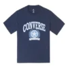 T-shirt Retro Collegiate Graphic Tamanhos asiáticos “Azul”