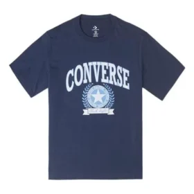 T-shirt Retro Collegiate Graphic Tamanhos asiáticos “Azul”
