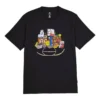T-shirt retro Tamanhos asiáticos “Preto”