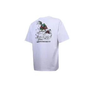 T-shirt Road Trip Tamanhos asiáticos “Branco”