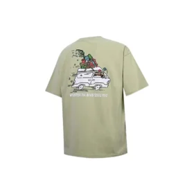 T-shirt Road Trip Tamanhos asiáticos “Olive Aura”