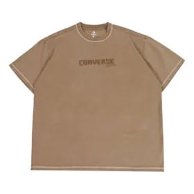 T-shirt Skateboard Wash Tamanhos asiáticos “Castanho claro”