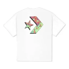 T-shirt Star Chevron Tamanhos asiáticos “Branco”