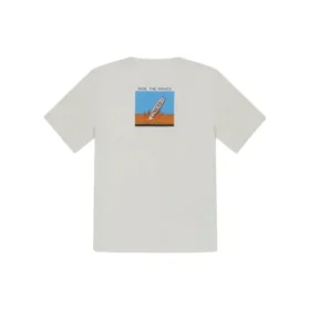 T-shirt Summer Verbiage Tamanhos asiáticos “Cinza claro”