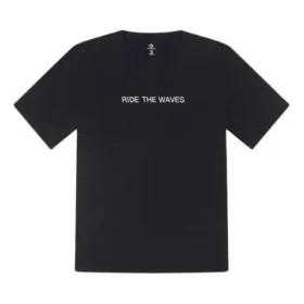 T-shirt Summer Verbiage Tamanhos asiáticos “Preto”