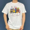 T-shirt Throwback Tamanhos asiáticos “Branco”