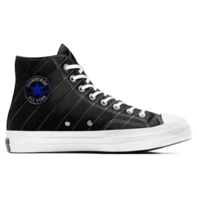 Ténis Chuck 70 com acolchoamento e pele sintética “Preto”