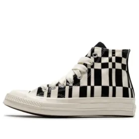 Ténis Chuck 70 Vintage Canvas de cano alto “Black Beige”