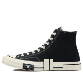 Ténis Chuck Taylor All Star 1970s de cano alto em lona “Preto Branco”