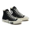 Ténis Chuck Taylor All Star 1970s de cano alto em lona “Preto Branco”