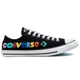 Tênis Chuck Taylor All Star de lona “Preto Azul Amarelo”