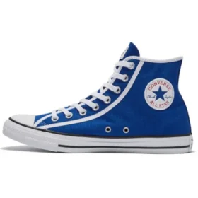 Ténis Chuck Taylor All Star Hi “Azul Branco”