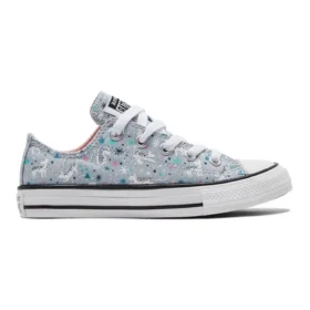 Ténis Chuck Taylor All Star K Azul/Multicolorido