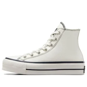 Ténis Chuck Taylor All Star Lift Platform Hi “Branco Preto”