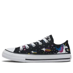 Ténis Chuck Taylor All Star Rainbow Unicorn Black “Preto”