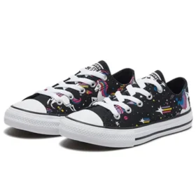 Ténis Chuck Taylor All Star Rainbow Unicorn Black “Preto”