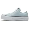 Ténis Chuck Taylor All Star Renew em lona com sola grossa azul claro “Azul Branco”