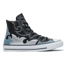 Ténis Chuck Taylor All Star Space Cowgirl Black “Blue Black Silver”