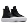 Ténis de plataforma Chuck Taylor All Star Cruise Hi “Couro Preto”