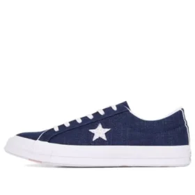 Tênis One Star Ox Canvas Azul/Branco