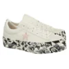 Tênis One Star Platform Ox Canvas Branco/Preto/Rosa